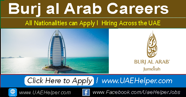 Burj al Arab Careers -  Latest Hotel Jobs in 2020