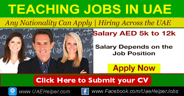 Teaching Jobs in Dubai - UAEHelper.com
