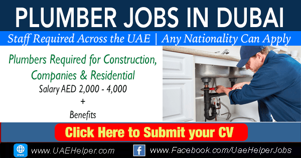 Plumber jobs in Dubai