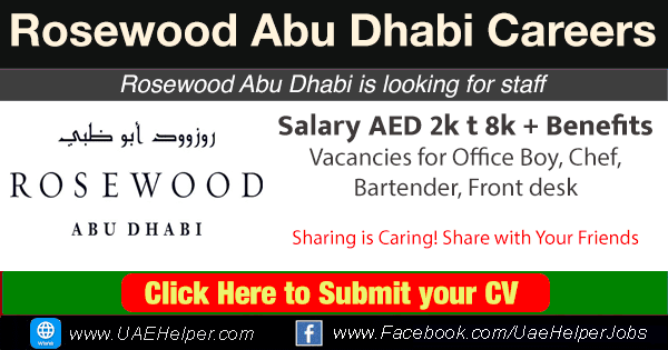 Rosewood Abu Dhabi Careers