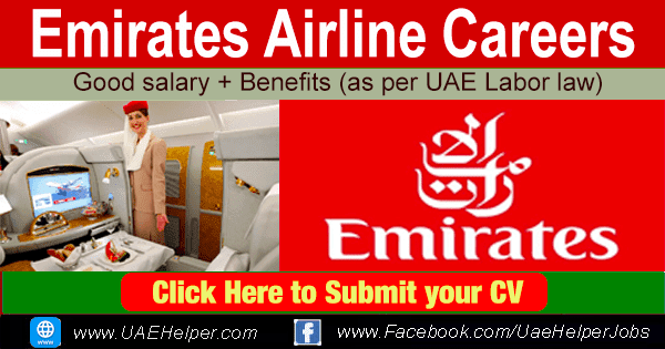 Emirates Group Careers - Latest jobs in Emirates Airline