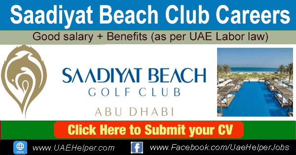 Saadiyat Beach Club Careers Abu Dhabi