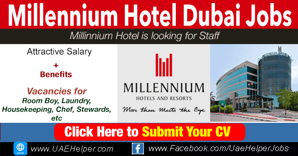 Millennium Hotel Dubai & Sharjah Careers