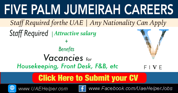 Five Palm Jumeirah Careers
