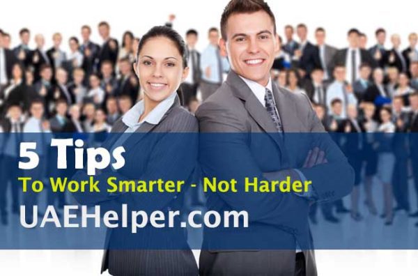 5 Tips to Work Smarter not Harder
