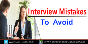 6 Job Interview Mistakes to Avoid