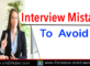 6 Job Interview Mistakes to Avoid