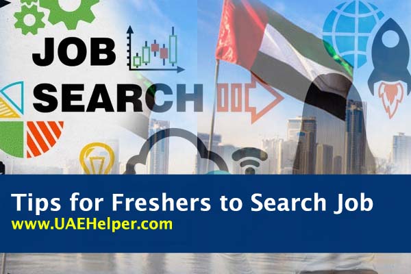 tips for freshers to search job in Dubai