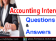 accounting interview questions and answers