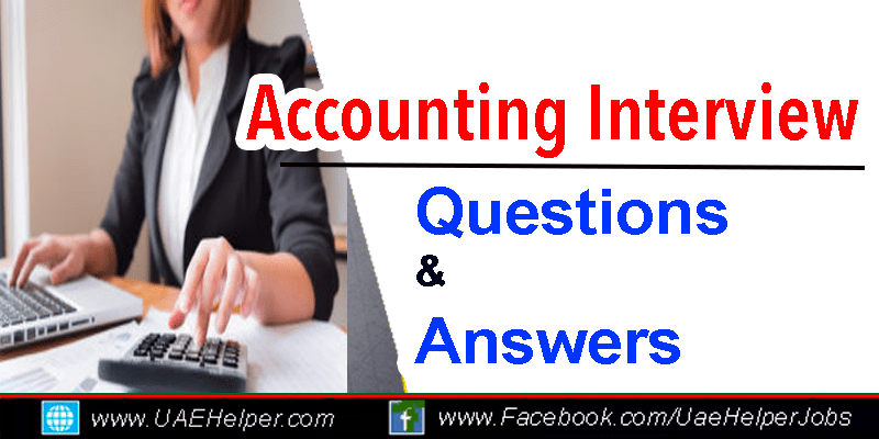 accounting interview questions and answers