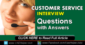 Customer Service Interview Questions with Answers
