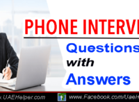 Phone Interview Questions and Answers - UAEHelper.com Blog Article
