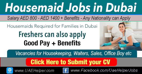 Housemaid jobs in Dubai