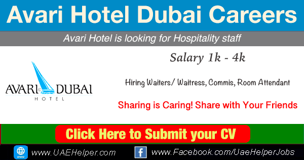 Avari Hotel Dubai Careers