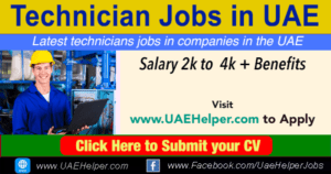 Technician Jobs in UAE - Jobs in Dubai and UAE