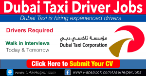 Dubai Taxi Driver Jobs in Dubai in 2021