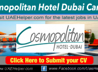 Cosmopolitan Hotel Dubai Careers - Jobs in Dubai and UAE
