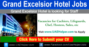 Grand Excelsior Hotel Deira Jobs in Dubai and UAE