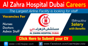 Al Zahra Hospital Dubai Careers - Jobs in Dubai and UAE