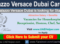 Palazzo Versace Dubai Careers