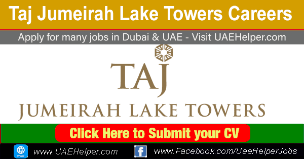 Taj Jumeirah Lake Towers Dubai Careers