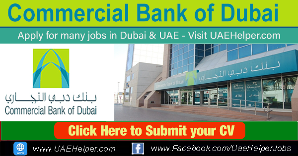 Commercial Bank of Dubai Careers
