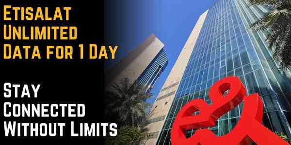 Etisalat Unlimited Data for 1 Day – Stay Connected Without Limits