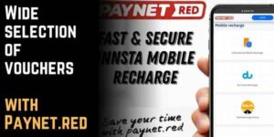 Wide selection of vouchers with Paynet.red