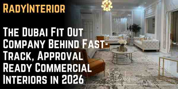 RadyInterior: The Dubai Fit Out Company Behind Fast-Track, Approval Ready Commercial Interiors in 2026