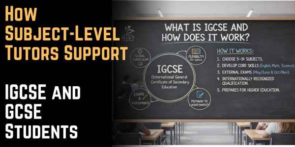 How Subject-Level Tutors Support IGCSE and GCSE Students