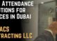 Time Attendance Solutions for Offices in Dubai by TACS Contracting LLC