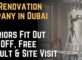 No 1 Renovation Company in Dubai Interiors Fit Out – 25% OFF, Free Consult & Site Visit
