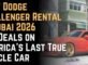 Best Dodge Challenger Rental in Dubai 2026 Top Deals on America's Last True Muscle Car