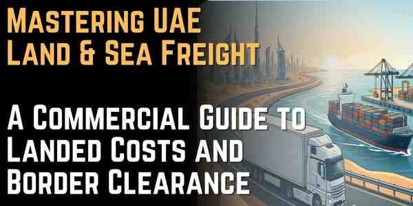 Mastering UAE Land & Sea Freight A Commercial Guide to Landed Costs and Border Clearance
