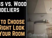 Glass vs. Wood Chandeliers How to Choose the Right Look for Your Room