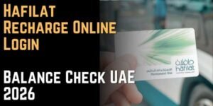 Hafilat Recharge Online Login Balance Check UAE 2026