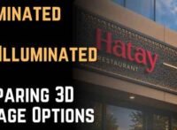 Illuminated vs Non-Illuminated Comparing 3D Signage Options