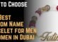 How to Choose the Best Custom Name Bracelet for Men & Women in Dubai