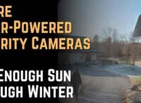 Where Solar-Powered Security Cameras Get Enough Sun Through Winter