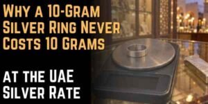 Why a 10-Gram Silver Ring Never Costs 10 Grams at the UAE Silver Rate