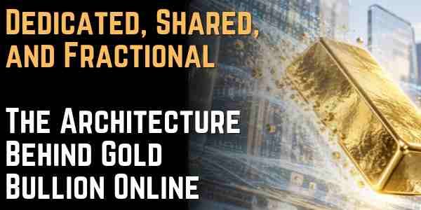 Dedicated, Shared, and Fractional The Architecture Behind Gold Bullion Online