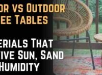 Indoor vs Outdoor Coffee Tables Materials That Survive Sun, Sand and Humidity