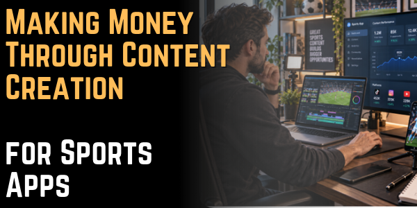 Making Money Through Content Creation for Sports Apps