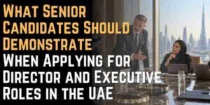 What Senior Candidates Should Demonstrate When Applying for Director and Executive Roles in the UAE